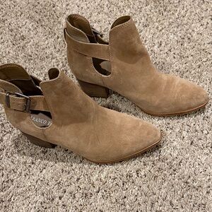 Franco Sarto Women's Brown Ankle Booties